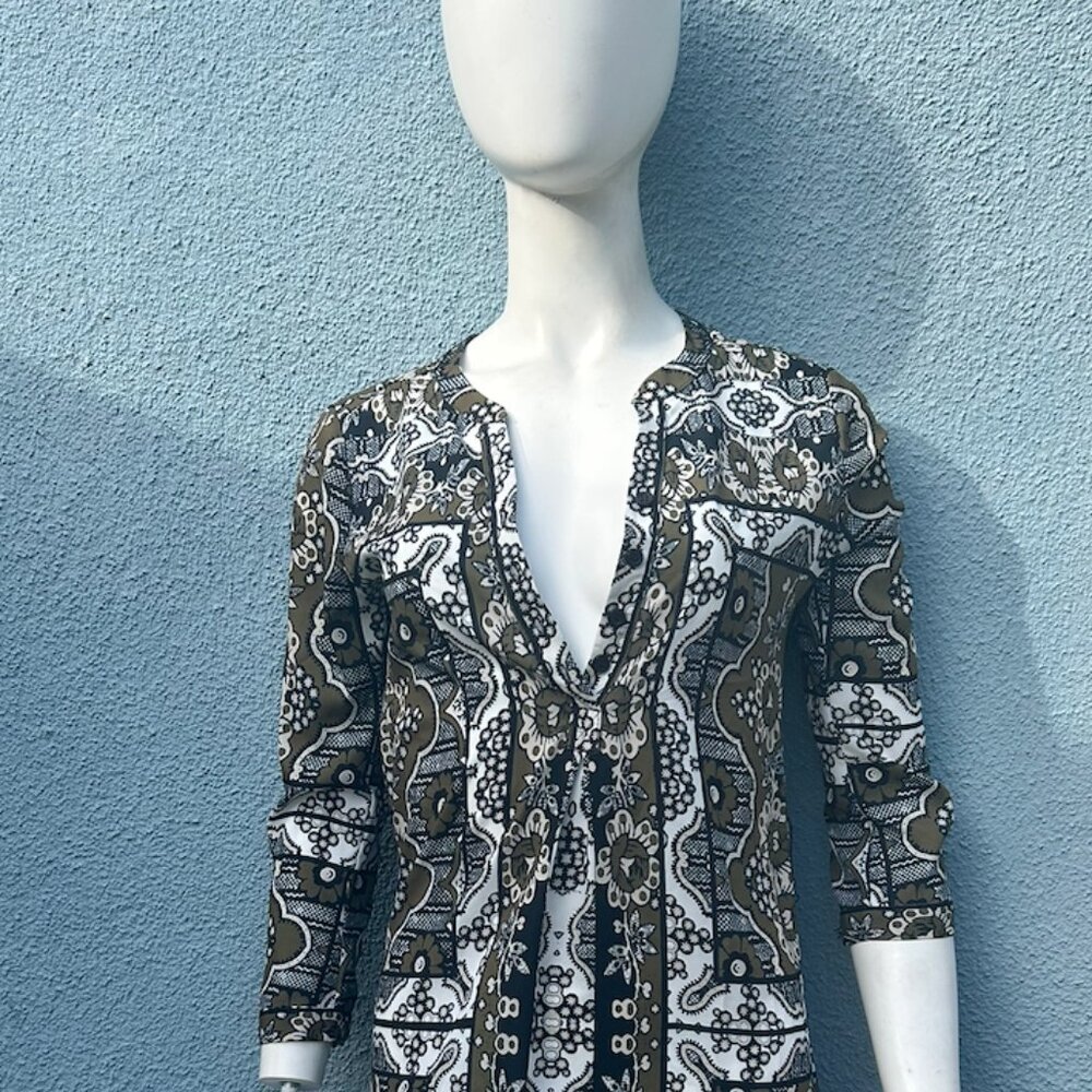 Hale Bob Printed Shift Dress – Size S